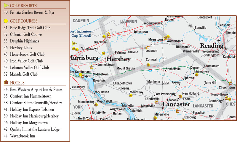 Map Hershey 